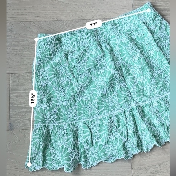 Loft Eyelet Flounce Skirt - Picture 4 of 5